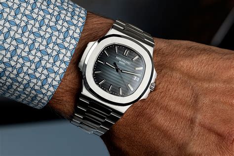 patek philippe nautilus automatic black-blue dial|patek philippe blue face price.